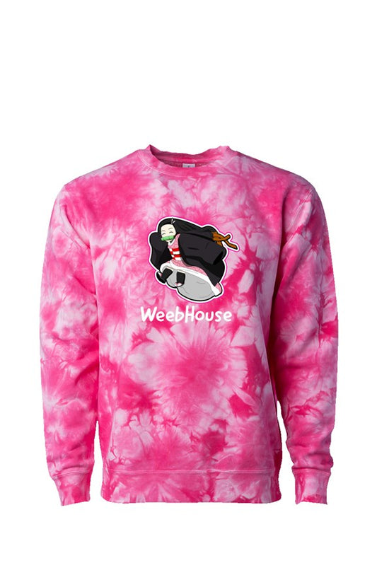 WH Nezuko Tie Dye Crewneck